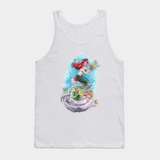 Ariel and Flounder Tank Top